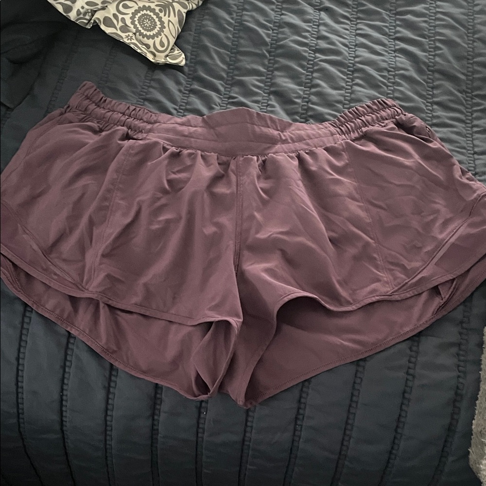 lululemon athletica Plum Athletic Shorts